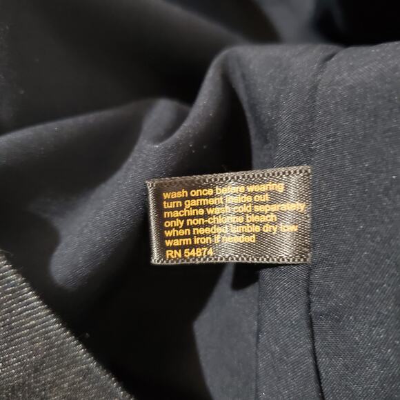 Outback Red Dark Chambray Mini A-Line Denim Skirt Womens Size 2 Petite Pockets - Picture 7 of 9